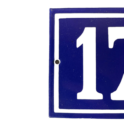 image 4 French vintage enamel house number 178 sold by All Things French Store