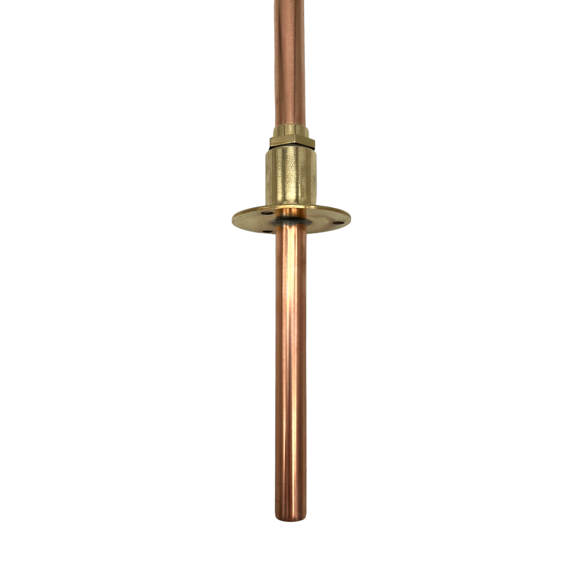 handmade copper and brass BIB style vintage tap with 15mm tail ends sold by All Things French Store