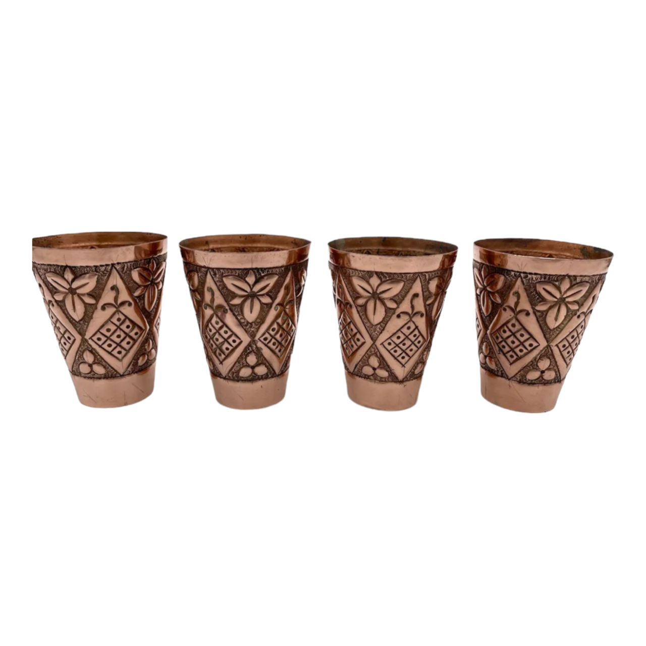 French copper arts and crafts tumblers sold by All Things French Store