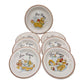 set of 7 French crepe dessert plates sold by All Things French Store