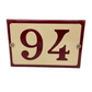 French enamel door number house number 94 sold by All Things French Store