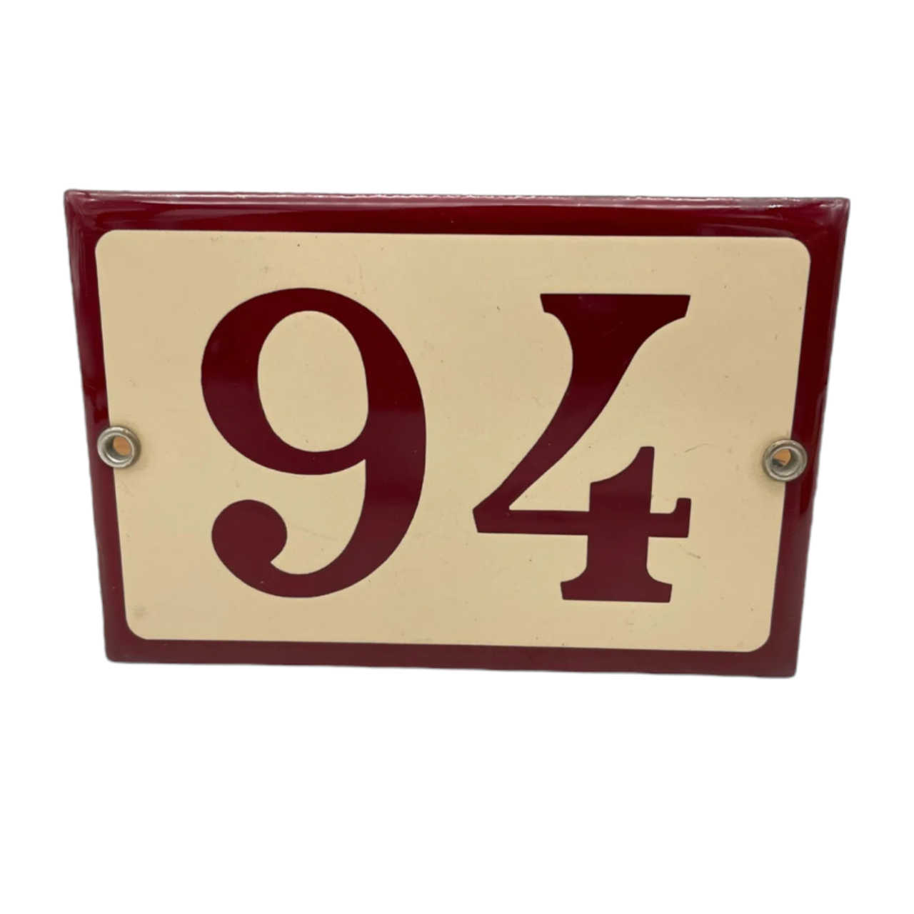 French enamel door number house number 94 sold by All Things French Store