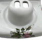 Image of Paris Porcelain bathroom accessory set  toothbrush holder close up