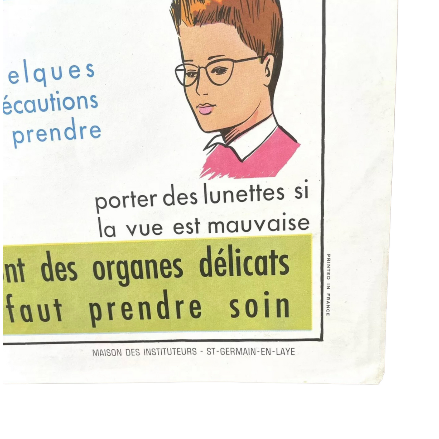 French vintage school biology poster sold by All Things French Store