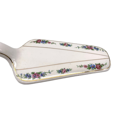 French vintage porcelain cake slice 