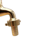 image of copper and brass wall tap nozzle