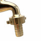 Pair of wall mounted brass and copper taps with detachable nozzles sold by All Things French Store