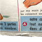 Image of French vintage double sided vintage school biology poster 